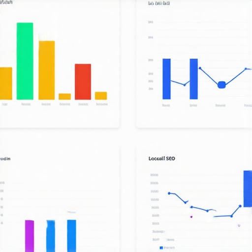 Advanced GMB Analytics Dashboard GMB analytics dashboard showing complex data visualizations for local SEO
