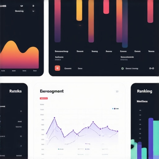 Dashboard showing GMB rankings and analytics for local SEO