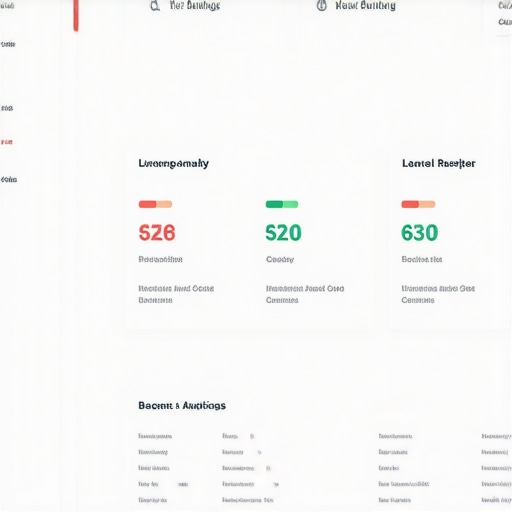 Screenshot of SEO tools dashboard tracking GMB rankings and analytics