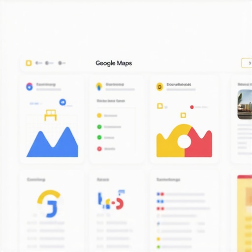 A detailed dashboard showing local map ranking analytics and insights.