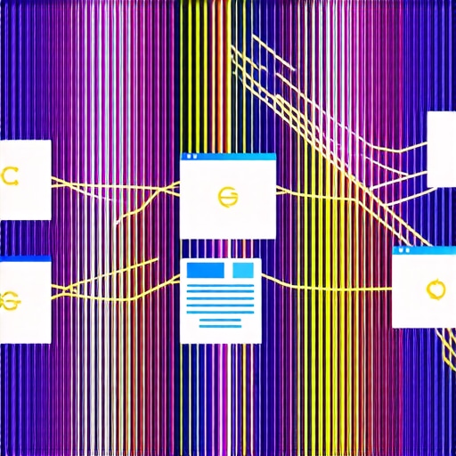 Diagram showing interconnected local pages linked through clear internal pathways for SEO