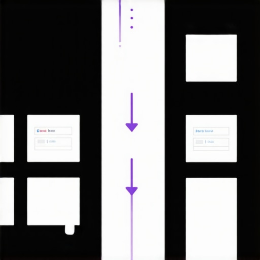 Diagram showing a clean, shallow website menu structure alongside optimized Google My Business profile for local SEO