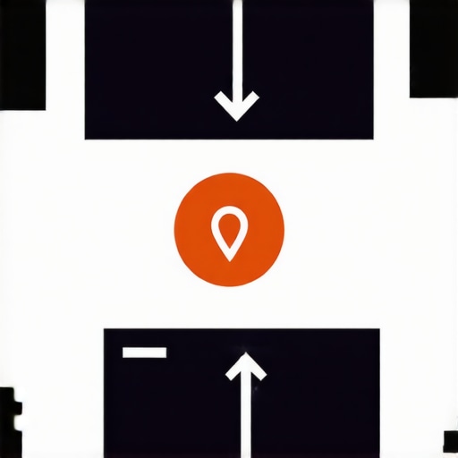 Diagram showing a website menu with two levels, emphasizing accessibility to local pages
